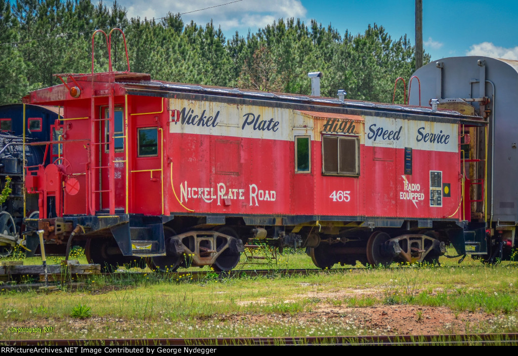 NKP 465 at the grounds of the museum